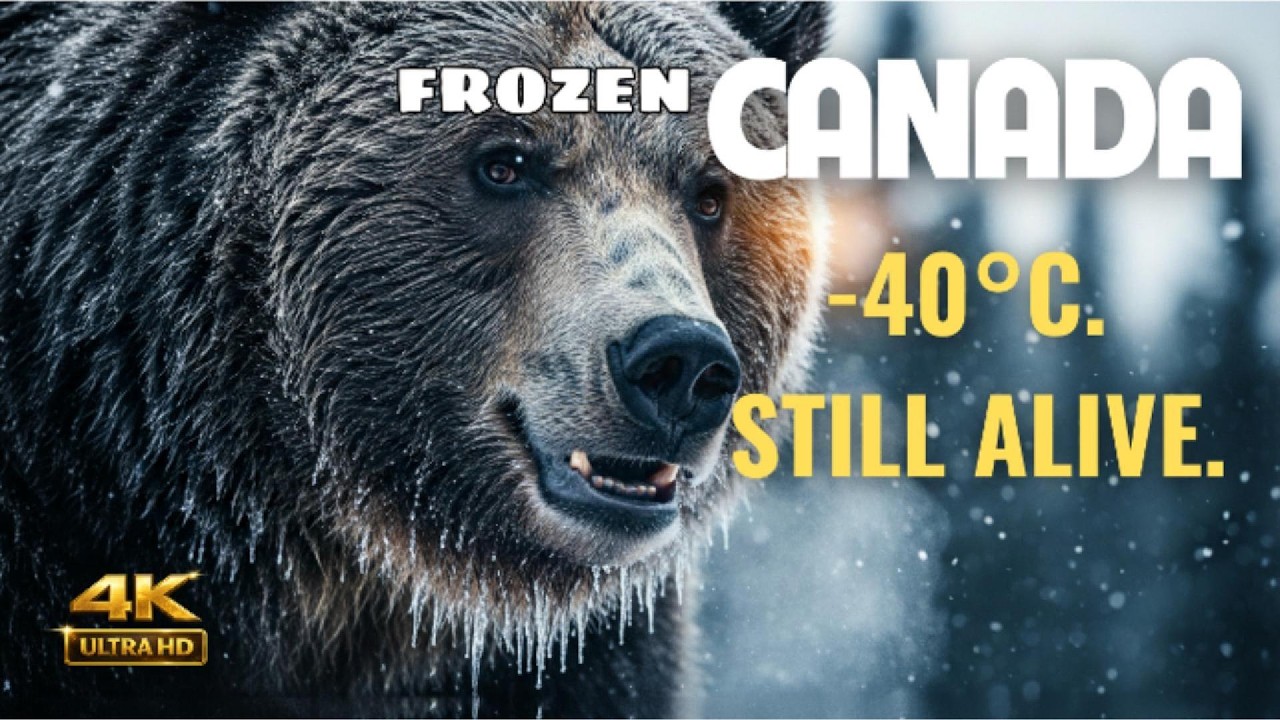 FROZEN CANADA: A Heart Beating 5 Times Per Minute | Extreme Winter Survival 4K