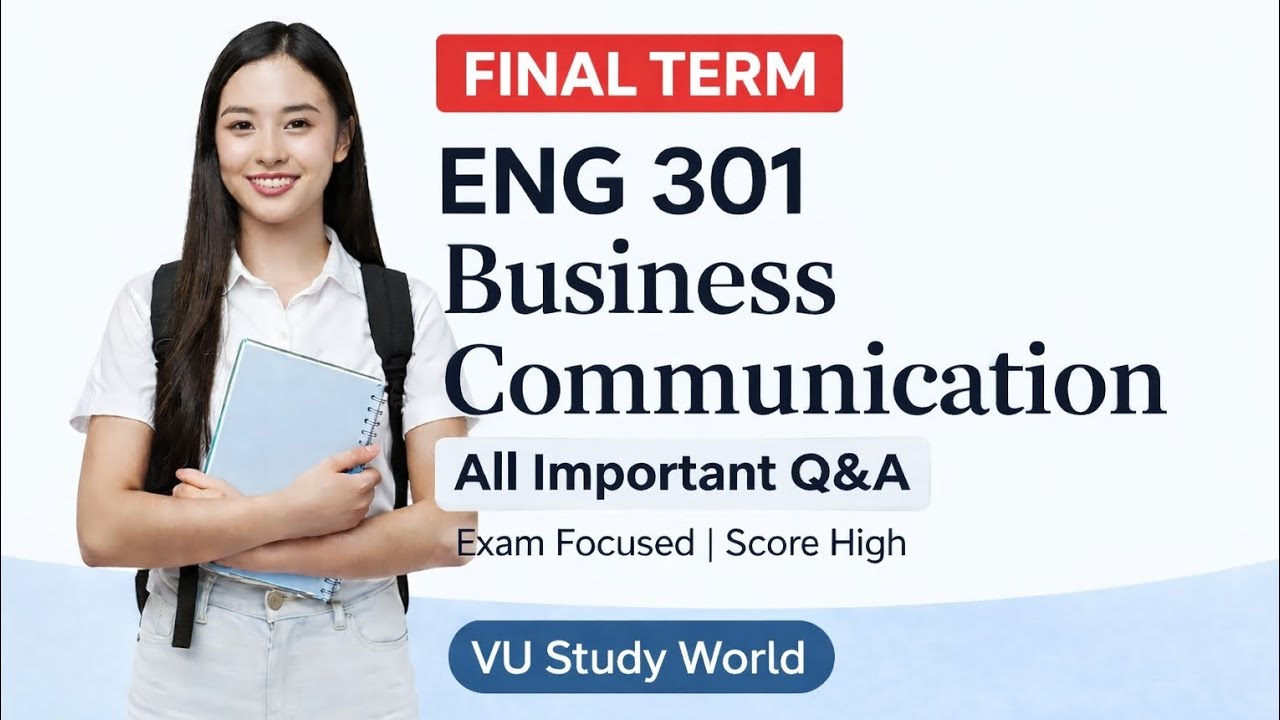 ENG 301 lecture 34 with all important questions answers with urdu translation