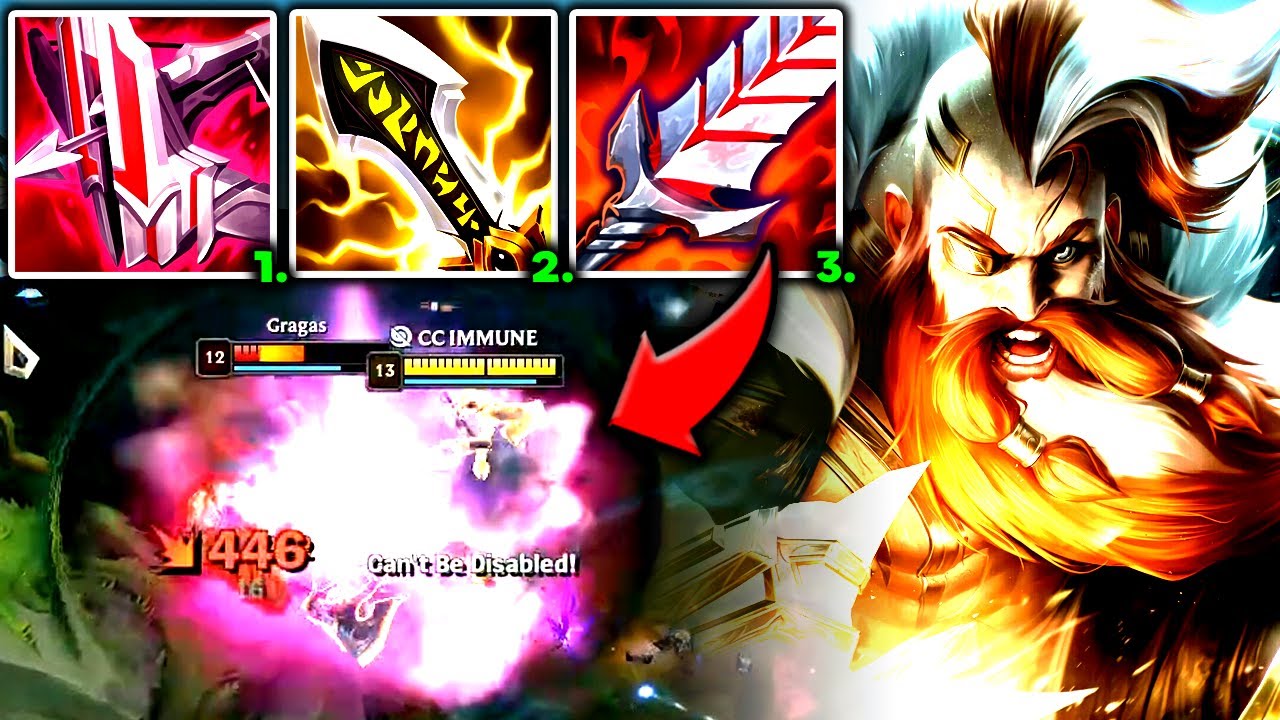 OLAF TOP NOW DELETES EVERYTHING IN SIGHT (100% CRIT OLAF) - S13 OLAF GAMEPLAY (Season 13 Olaf Guide)