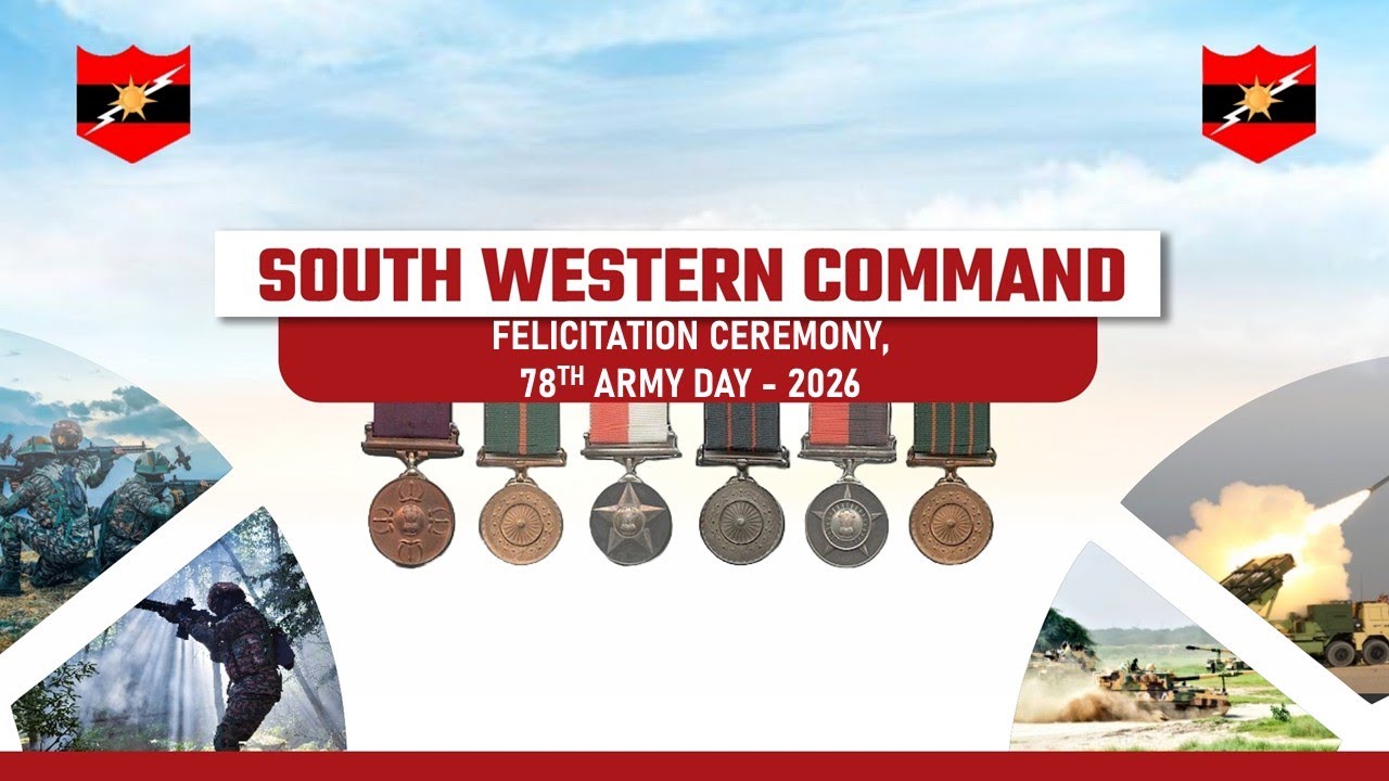 South Western Command Felicitation Ceremony, 78th Army Day - 2026