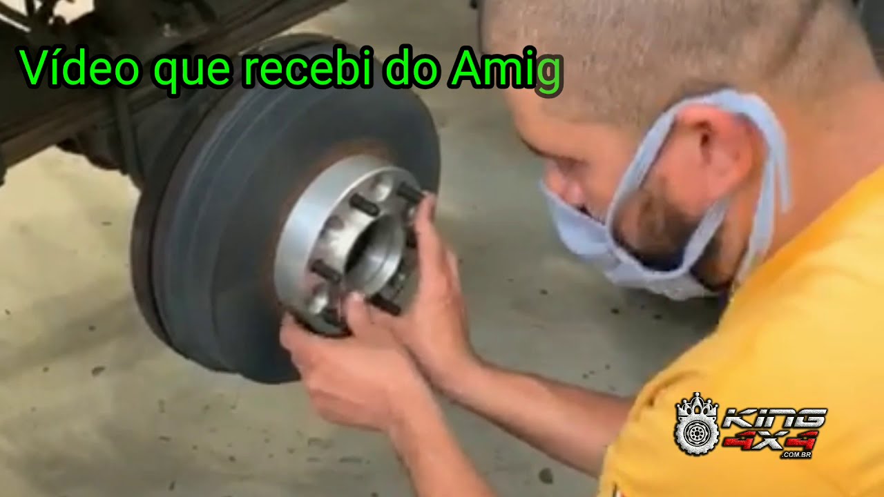 FORD RANGER COM ESPAÇADORES DE RODA (KING 4X4 38MM)