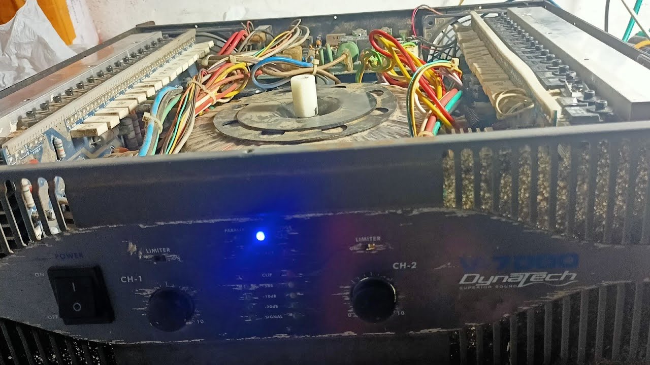 Dynatech v7000 amplifier repair/ protection problem