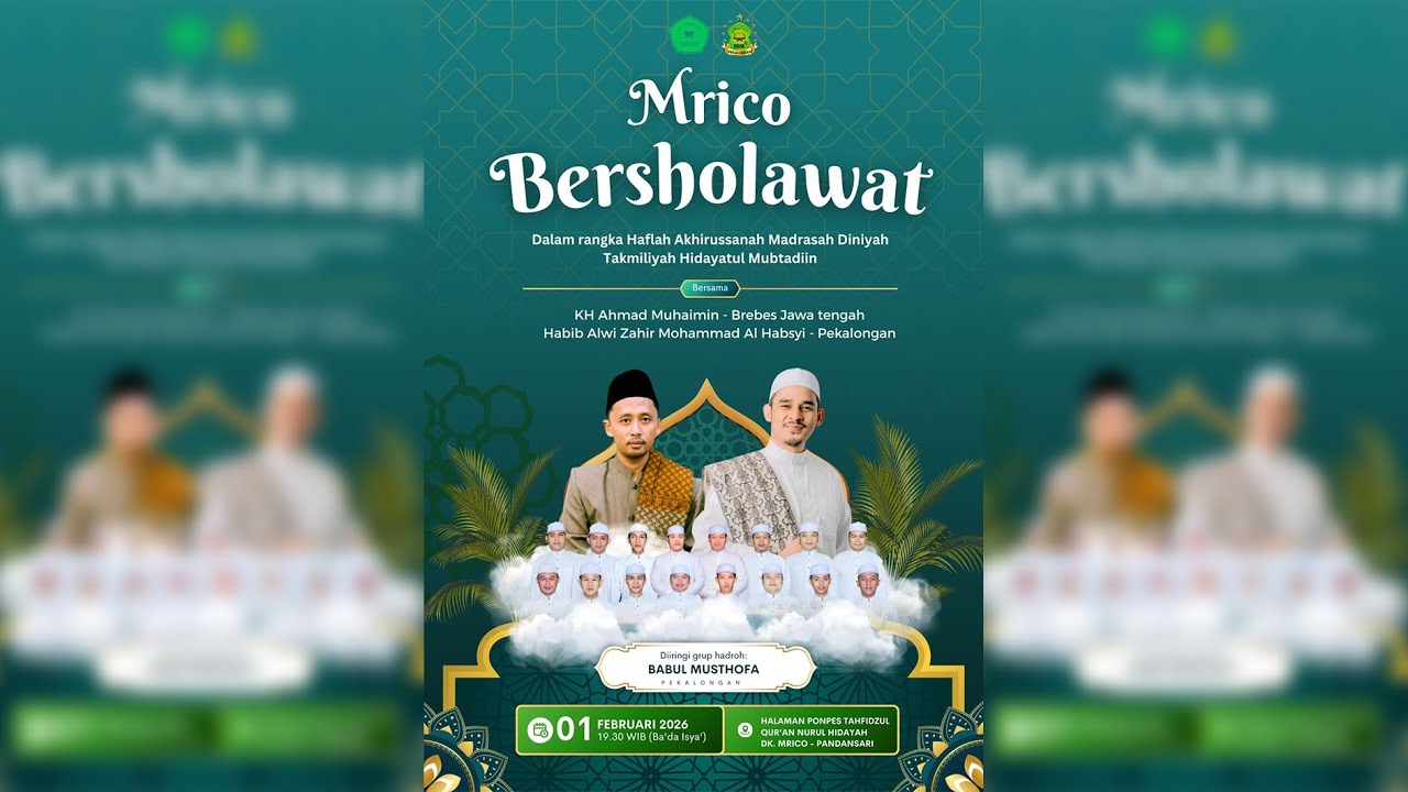 🔴MPRICO BERSHOLAWAT ( HAFLAH AKHIRUSSANAH & WISUDA SANTR ) - PANDANSARI || BABUL MUSTHOFA PEKALONGAN