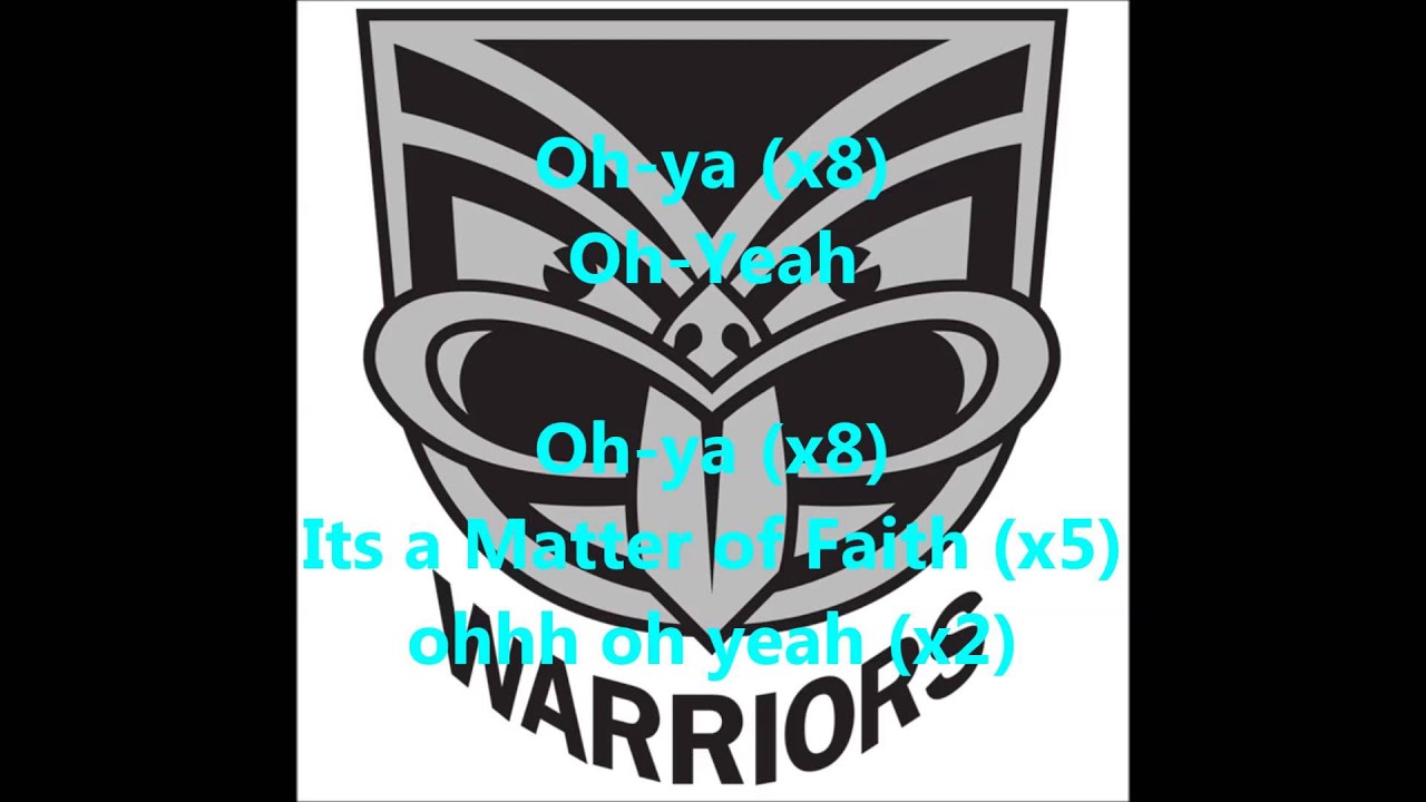 New Zealand Warriors theme song (Lyrics) NRL Sing-A-Long