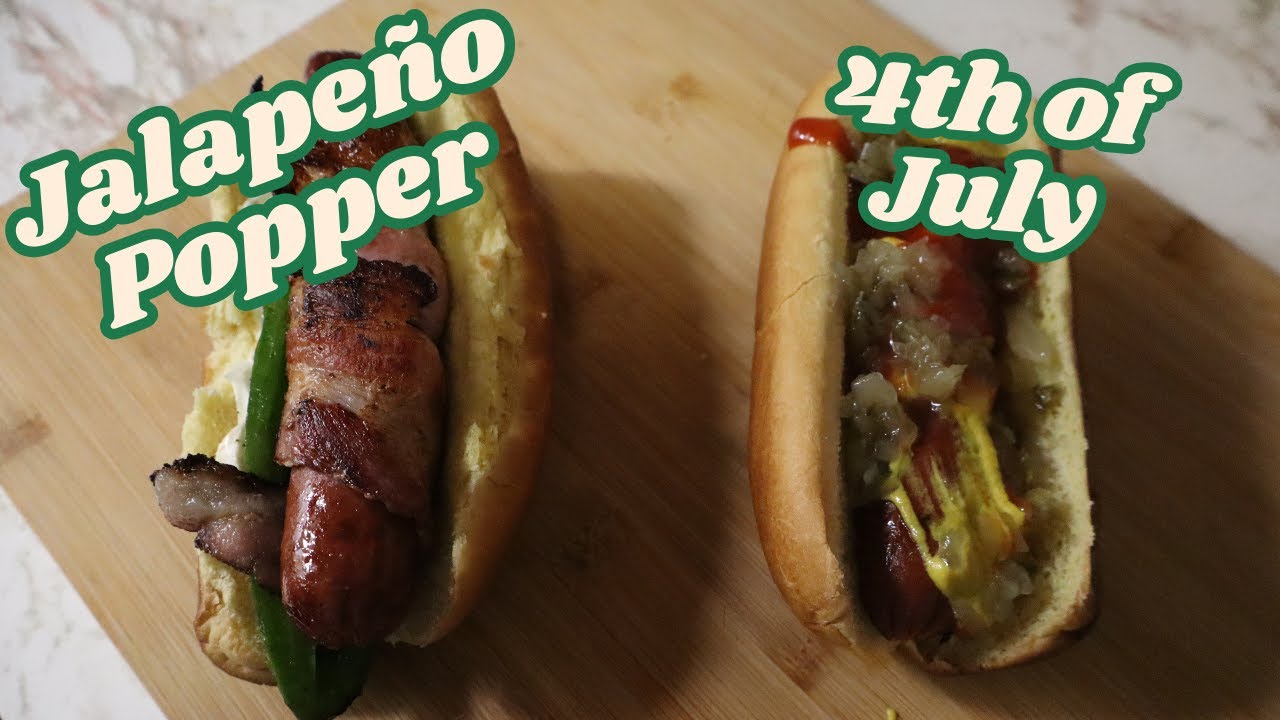 Jalapeño Popper and July 4th Picnic Hot Dogs
