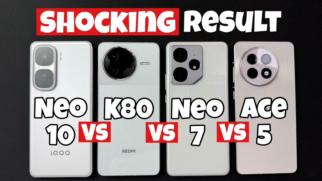 Iqoo Neo 10 Vs Oneplus Ace 5 Vs Redmi K80 Vs Realme Neo 7 - Ultimate Comparison
