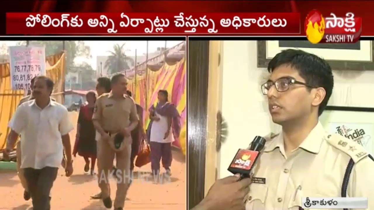 Srikakulam  SP Navdeep Singh Grewal Face to Face | Safety Arrangements | AP Election 2019