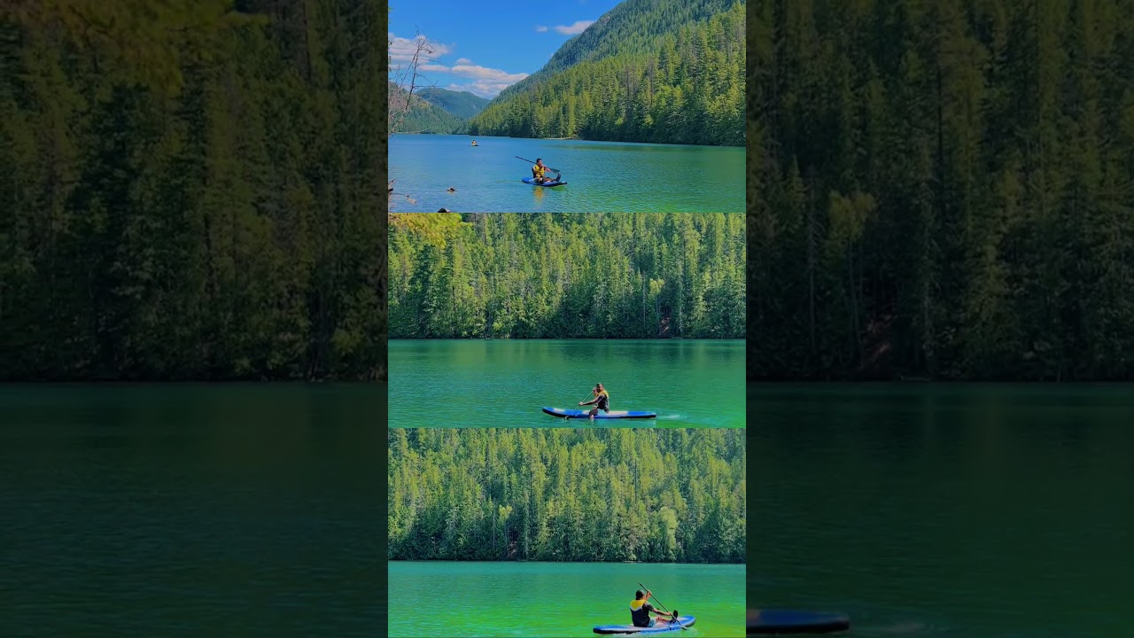 Echo Lake Paddle Boat Ride | Beautiful Summer Lake in British Columbia