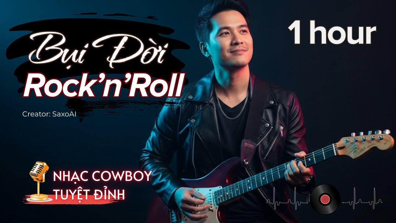 BỤI ĐỜI ROCK 'N' ROLL 1 HOUR | Nhạc #cowboys Của #SaxoAI #nhachaymoingay #xuhuongyoutube #viralmusic