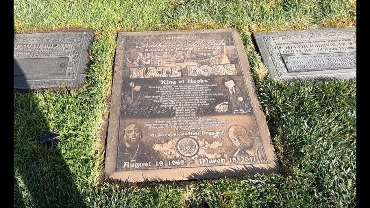Nate Dogg - Gravesite (New Headstone) 2021