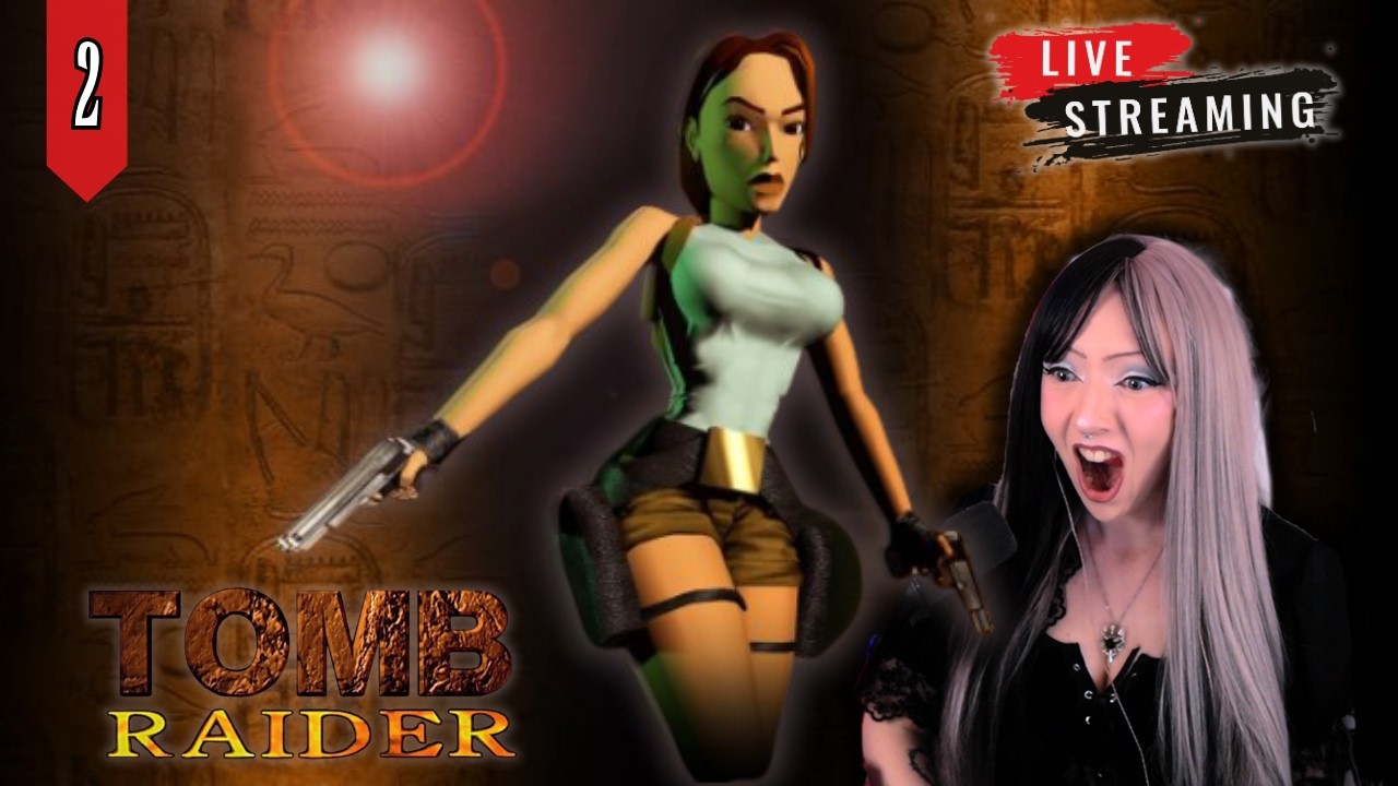 Tomb Raider 1 First Playthrough - Original PS1 Hardware - Day 2