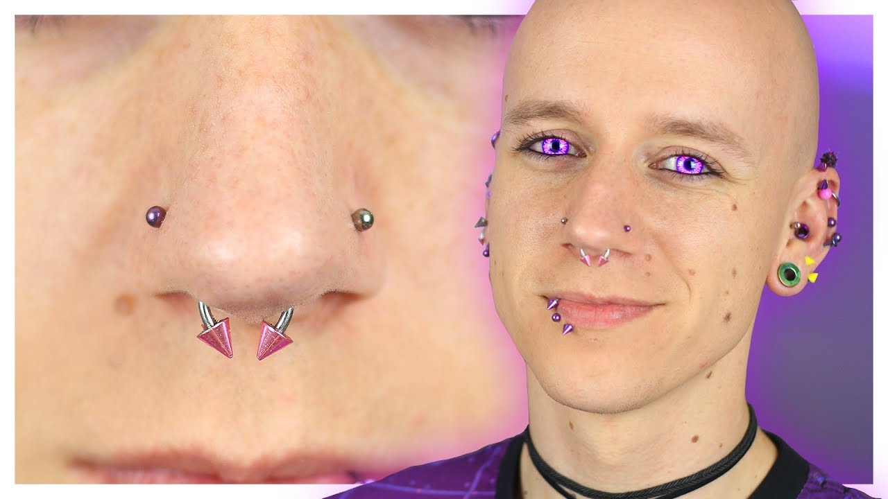 Double Nose Piercings | Roly