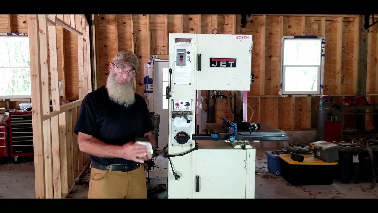 Jet VBS-1408 Band Saw Mobile Base Mod