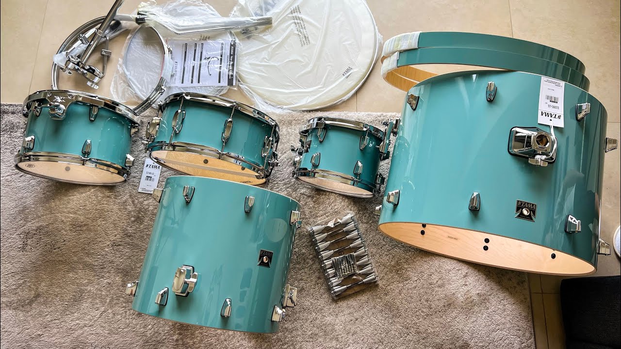 ОБЗОР / РАСПАКОВКА БАРАБАНОВ TAMA SUPERSTAR CLASSIC DRUM KITS CL52KRS-LEG