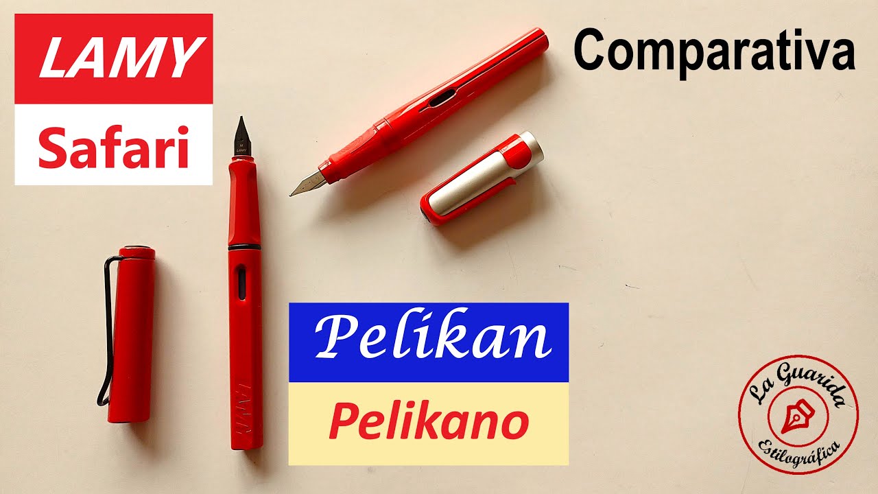 Pelikan Pelikano P480 (2017) vs Lamy Safari - Jaque a la Reina
