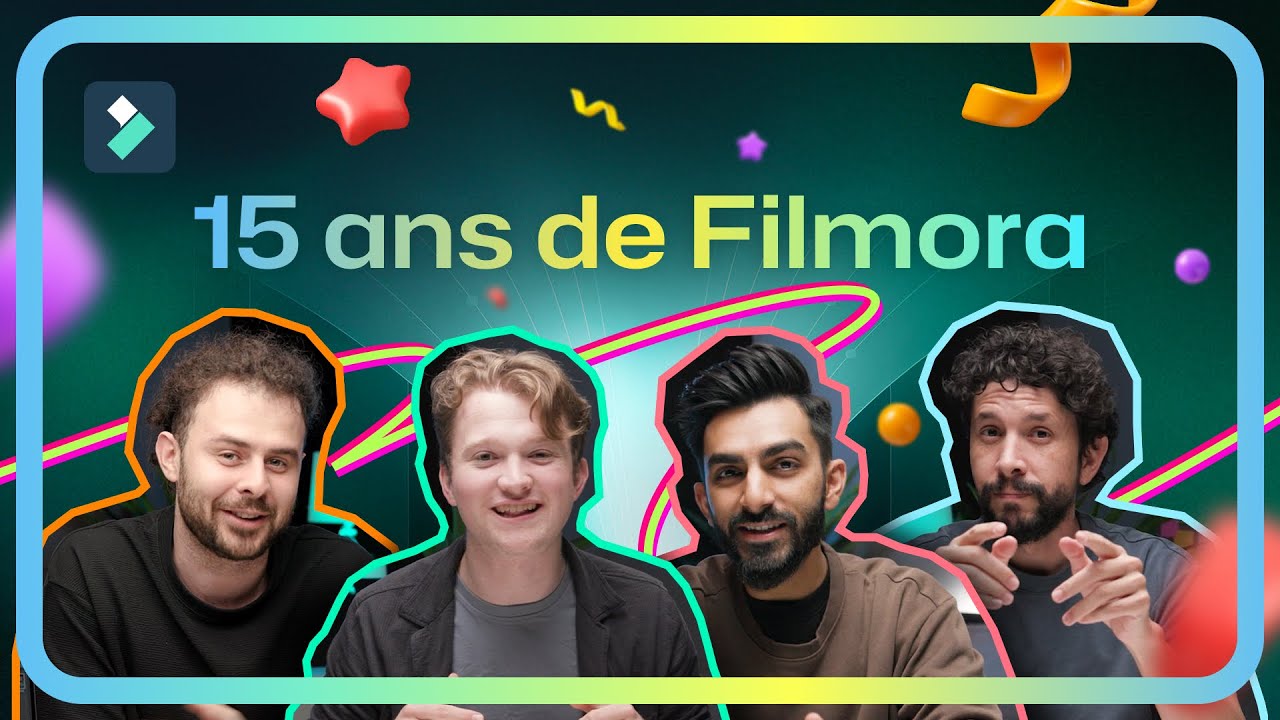 Filmora f&ecirc;te ses 15 ANS ! 🥳 Retour sur toutes les &eacute;volutions majeures du logiciel.