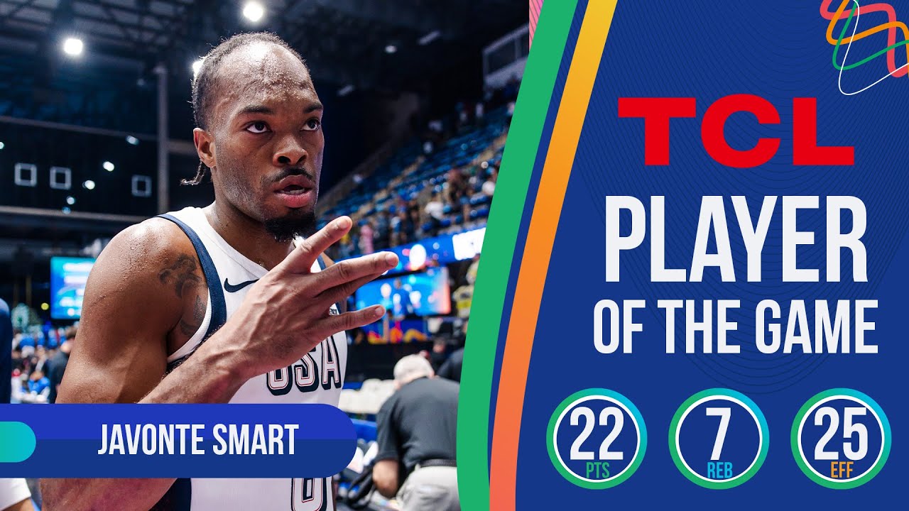 Javonte Smart (22 PTS) sparks things for USA 🇺🇸 in strong win over BRA at #AmeriCup 2025!