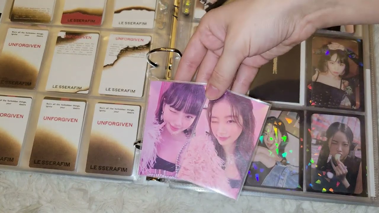 Storing Photocards - mostly Sakura and Soobin