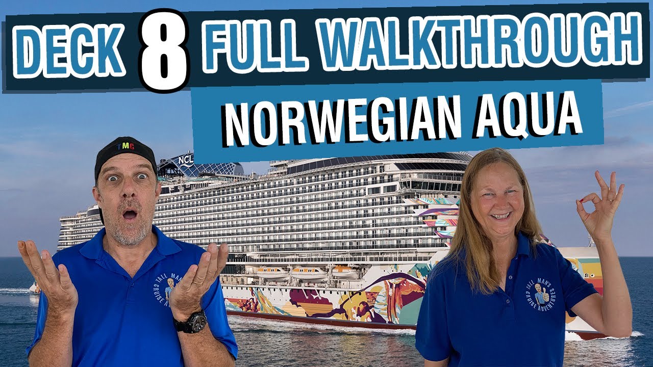 NCL Aqua First Look! Public Deck 8 | Tall Man's Cruise Adventures