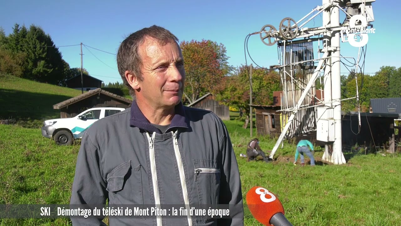 Démontage du téléski de Mont Piton : la fin d'une époque