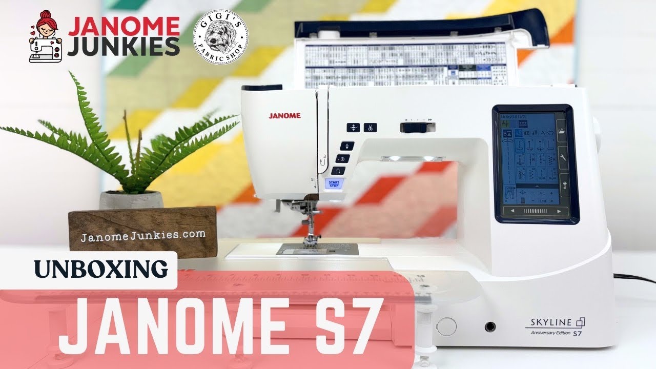 РАСПАКОВКА: Janome Skyline S7 Anniversary Edition — всё, что вы получаете + обзор функций машины