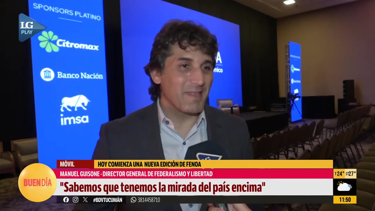 Comienza FENOA con la mirada puesta en Milei | Entrevista a Manuel Guisone