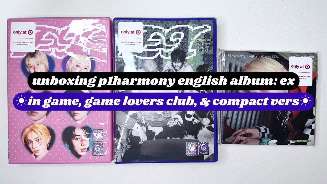 ☼ Распаковка альбома p1harmony на английском языке: ex ☀︎ в игре, клубе любителей игр и компактны...