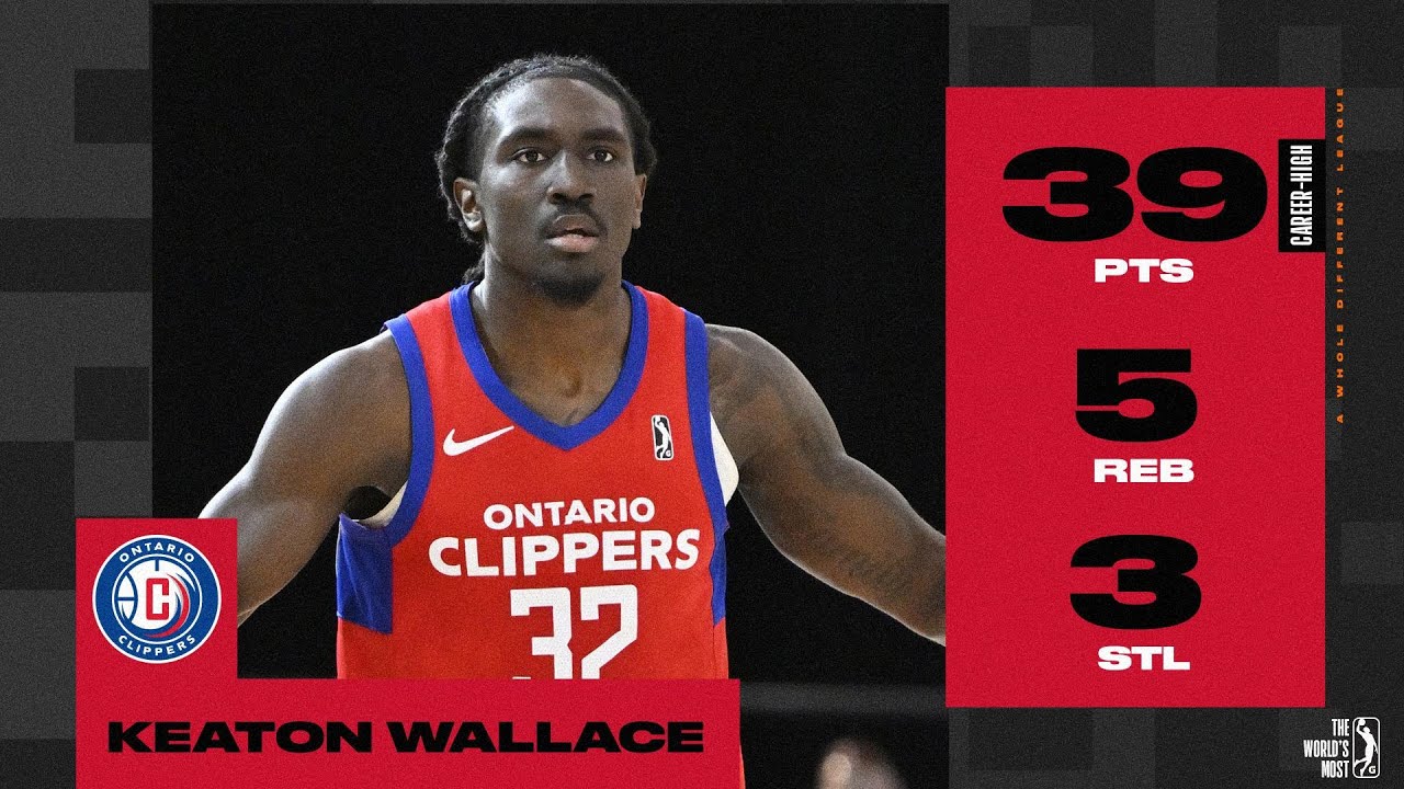 Keaton Wallace Logs CAREER-HIGH 39 PTS For Ontario In Win