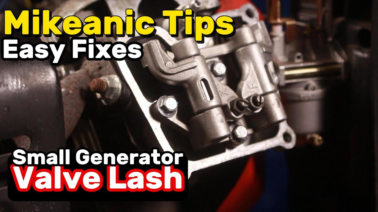 Mikeanic Tips - Small Chinese Generator Valve Adjustment