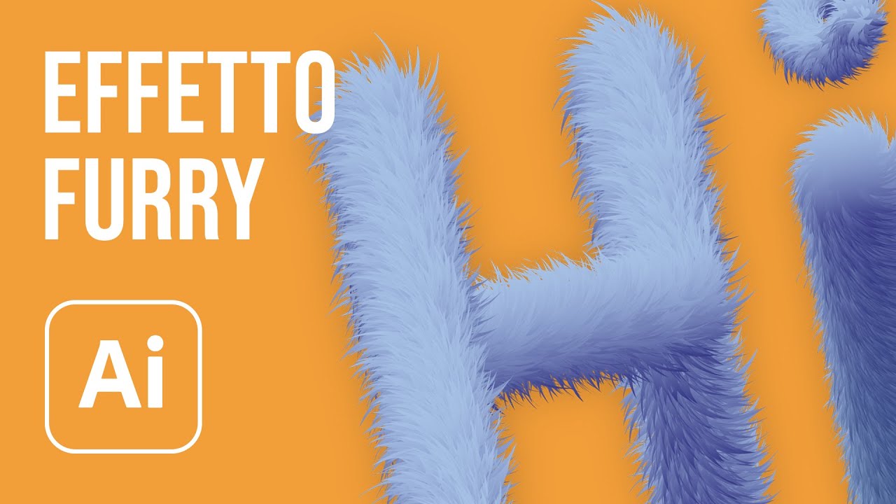 Ecco come realizzare un effetto Furry (Peloso) con Adobe Illustrator!