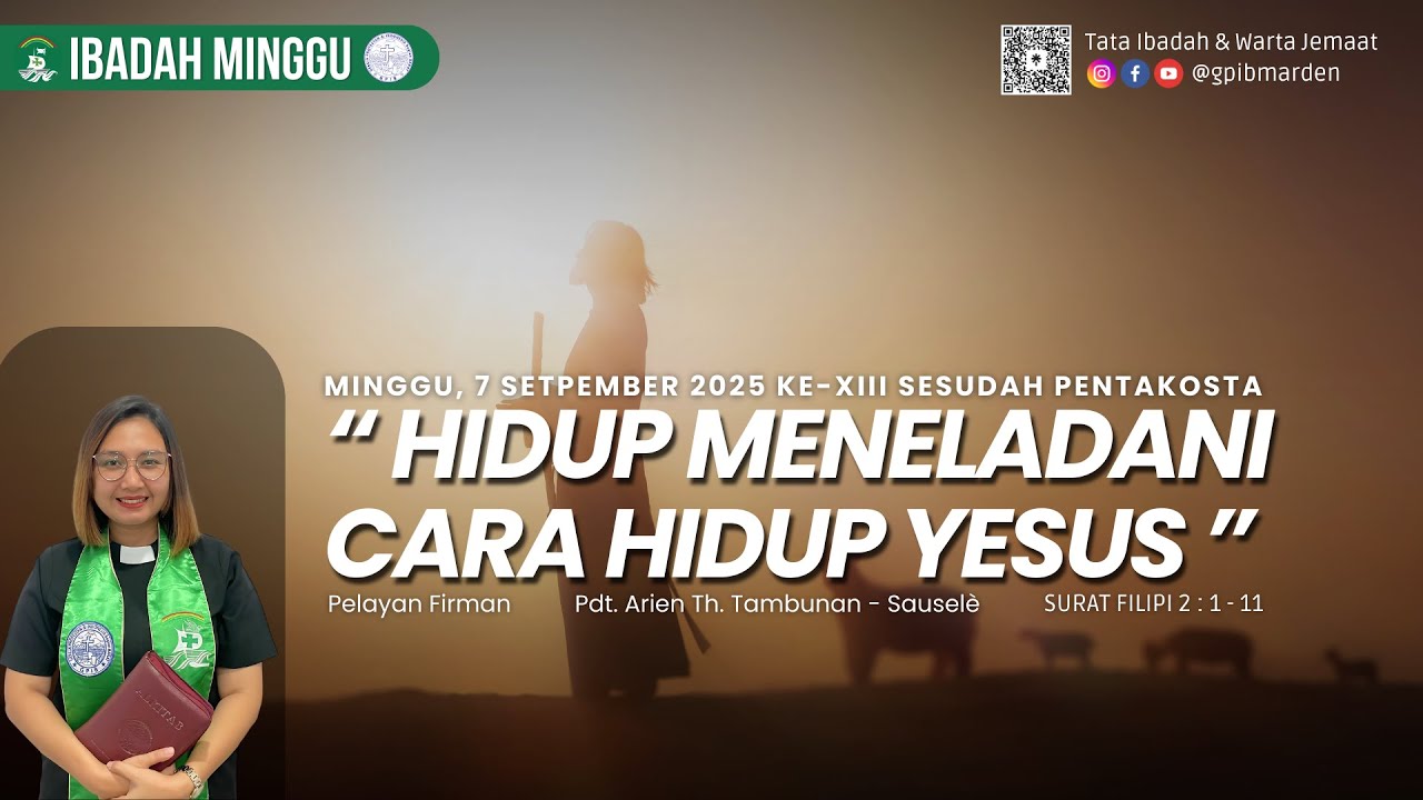 (Error Network) Ibadah Minggu ke-XIII Sesudah Pentakosta | Ibadah Syukur HUT Pelkat PA GPIB