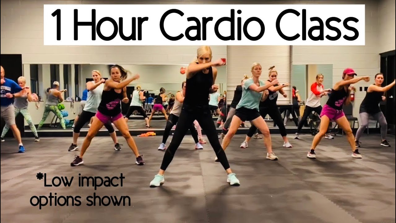 1 Hour Cardio Class | High or Low Options