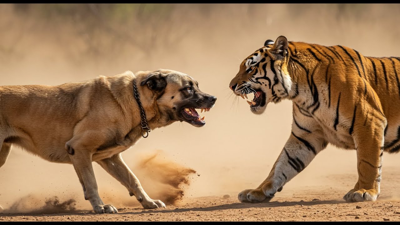 Эта собака сражается с тиграми и львами &mdash; лучший охранник!