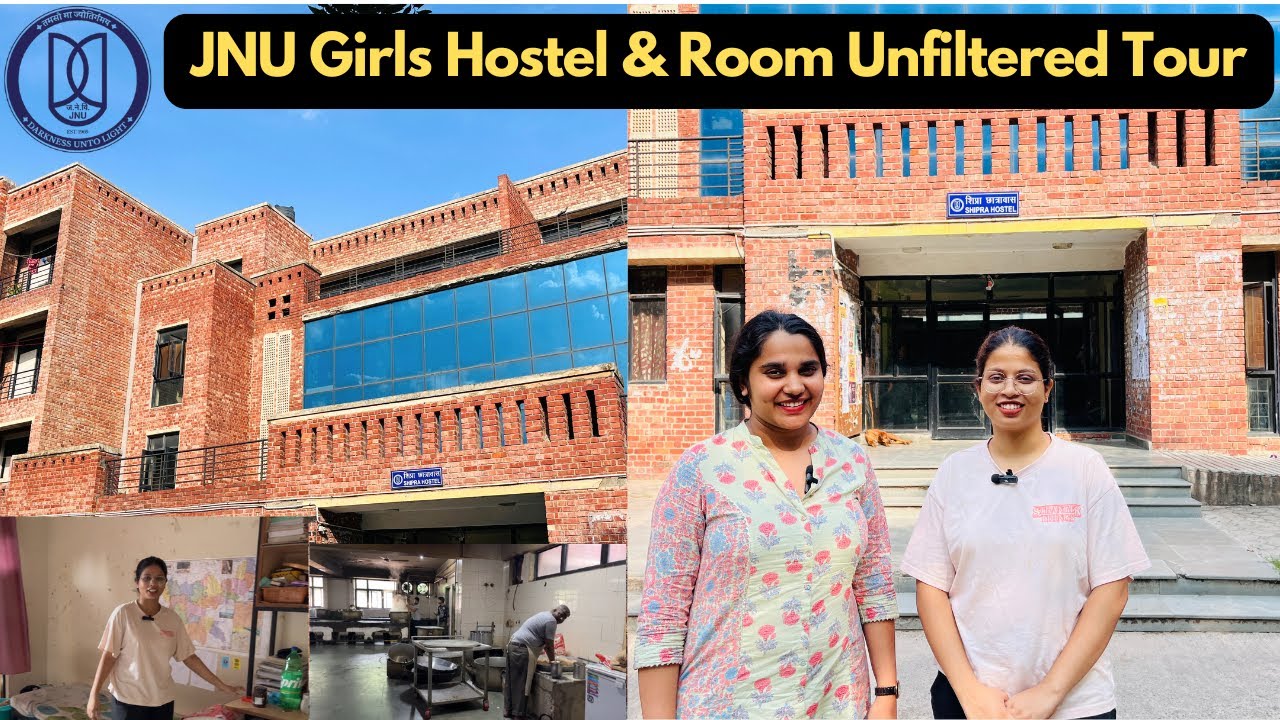 JNU Best Girls Hostel Full Tour Vlog| #JNU #jnugirlshostel #hostel #vlogs107 #jnucampus #hostelroom|