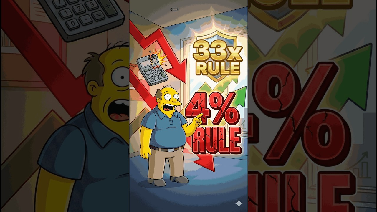 Why the 4% Rule Fails in 2025 (The 33x Retirement Rule Explained) #personalfinance #financialfreedom