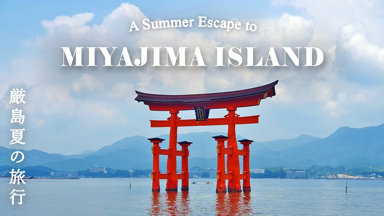 JAPAN TRAVEL VLOG 🌸 Exploring Miyajima Island in Hiroshima ⛩🎌 Temples, cafés, Summer drinks
