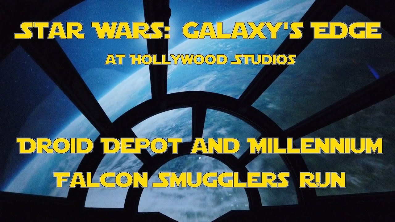 Millennium Falcon Smugglers Run and Droid Depot at Star Wars: Galaxy's Edge Hollywood Studios - WDW