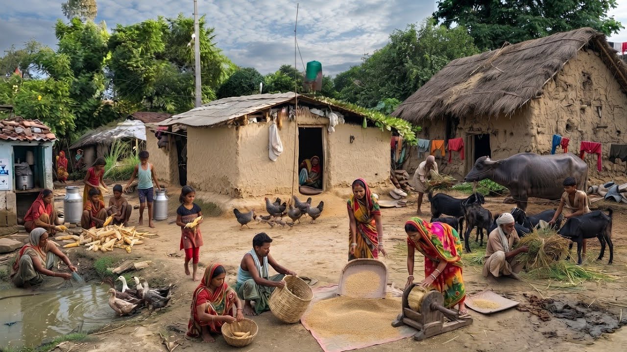 Rural Village Lifestyle | Hardworking People & Their Traditional Life