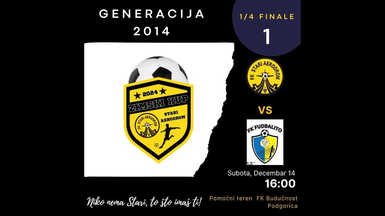 Četvrtfinale 1 - Stari Aerodrom 1 vs Fudbalito