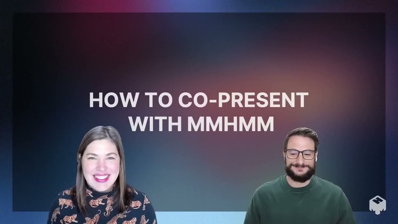 Совместные презентации в mmhmm | Как разместить двух ведущих на одном экране во время вебинара