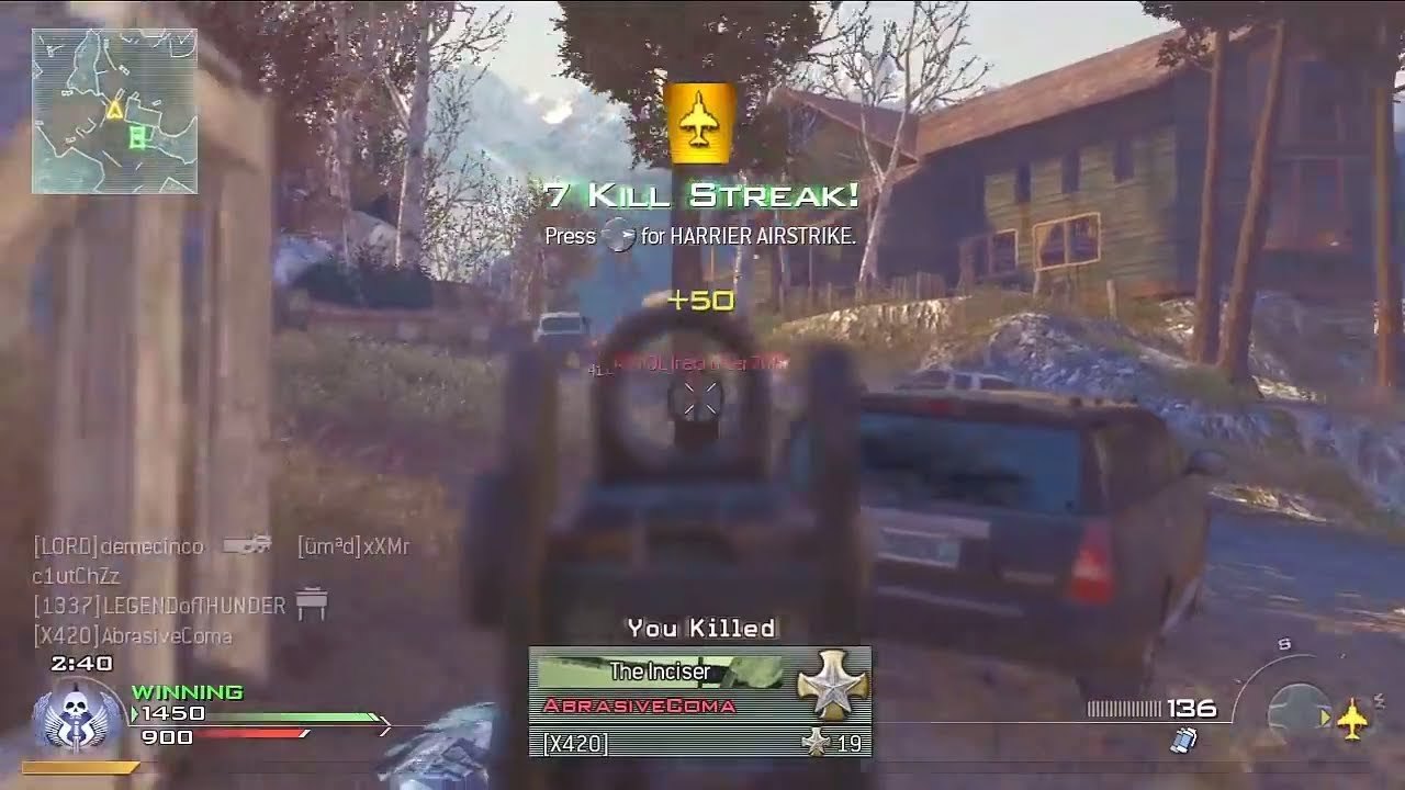Modern Warfare 2: M4A1 Carbine Multiplayer Gameplay | Call of Duty Modern Warfare 2