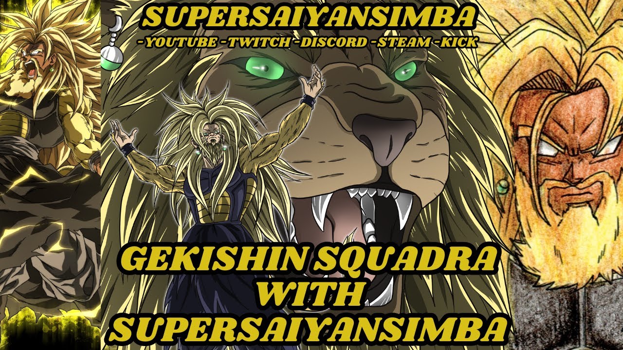 Gekishin Squadra with SuperSaiyanSimba! #gekishinsquadra#supersaiyansimba#gekishinbudokai