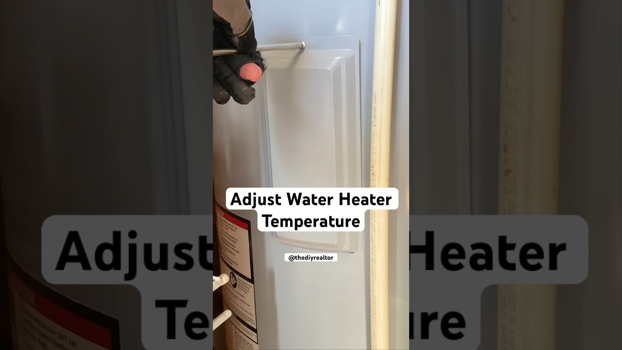 Adjust Temperature of Water Heater | Electric Water Heater Temperature #diy #home