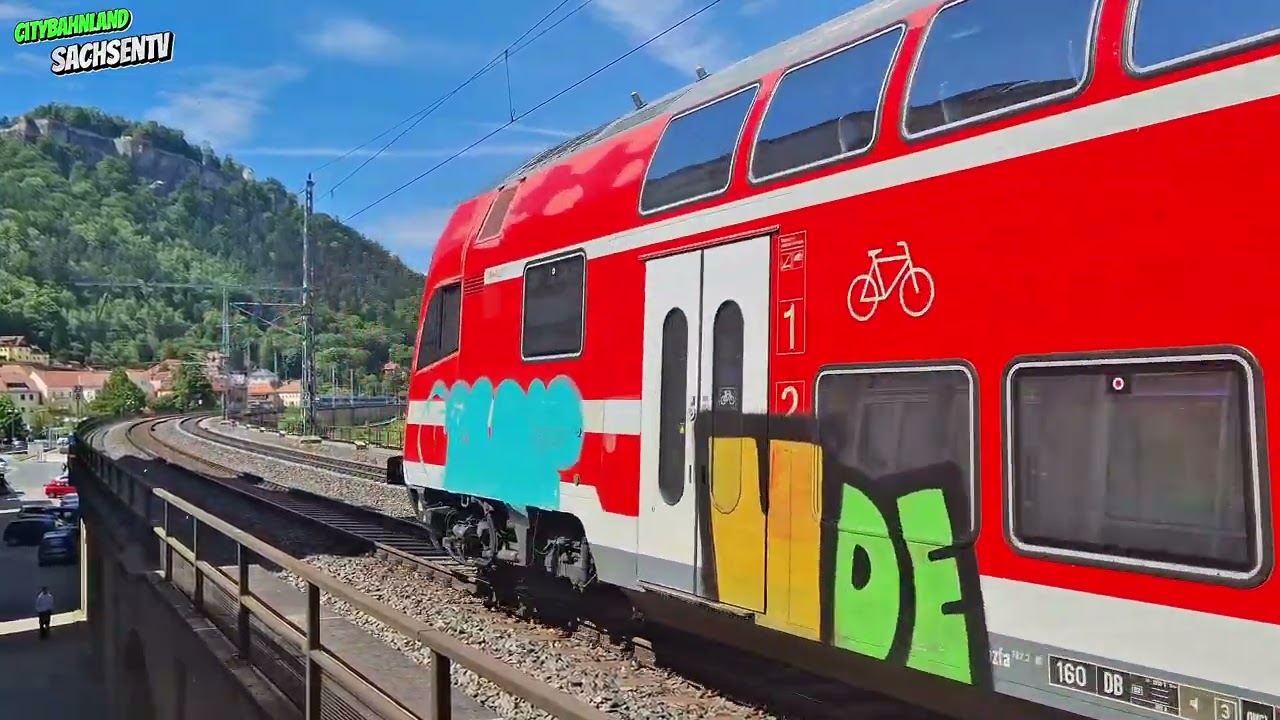 Zugverkehr in Königstein Sächsische Schweiz