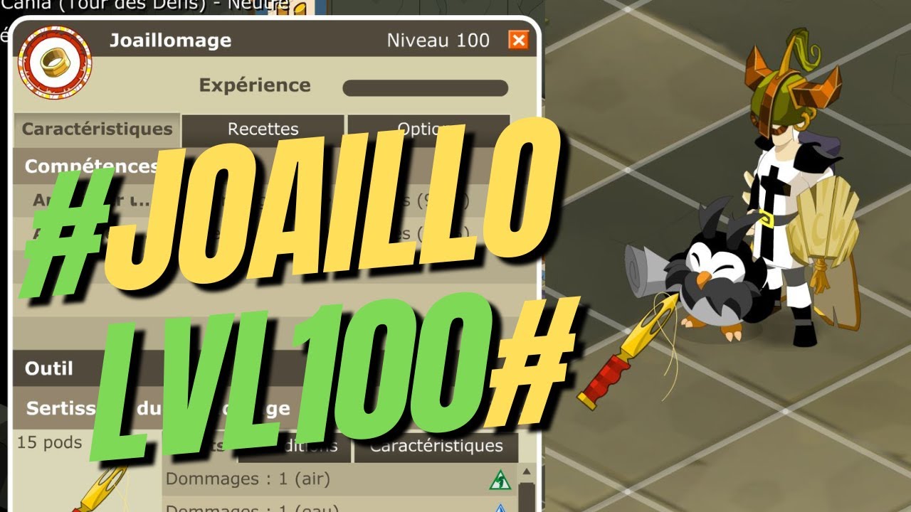 DOFUS RETRO MONTER JOAILLOMAGE LEVEL 100 !