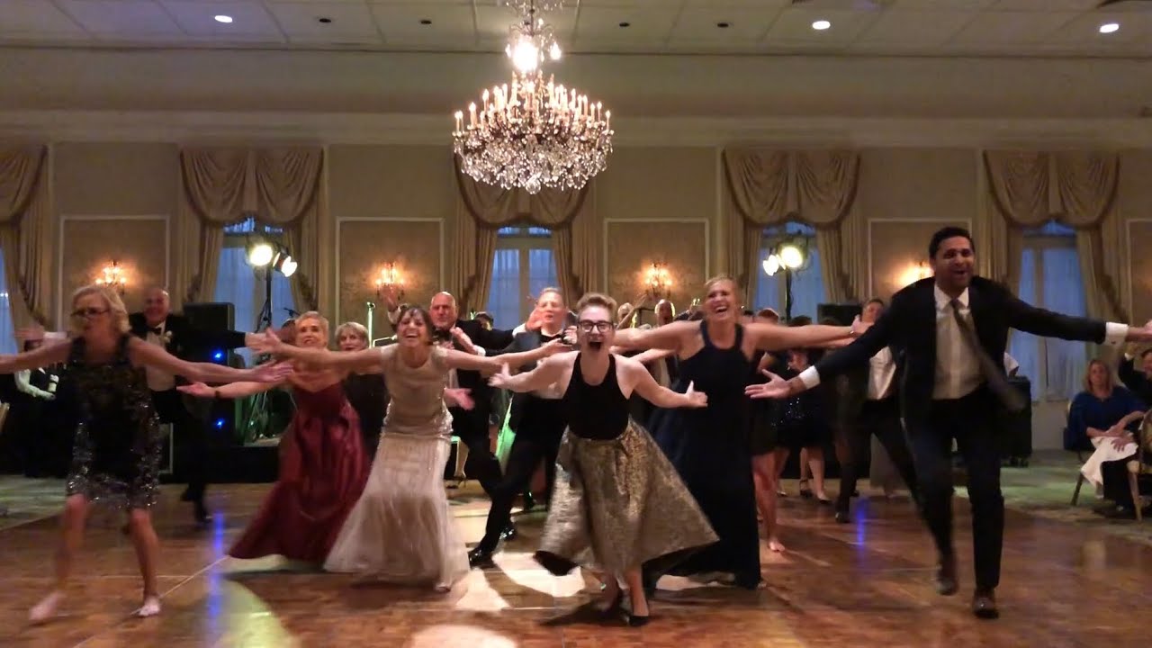 Sweet Caroline Flash Mob at Drew & Caroline’s Wedding