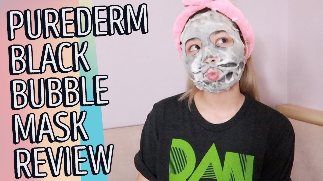 Purederm Deep Purifying Black O2 Bubble Mask Review | Kye Sees