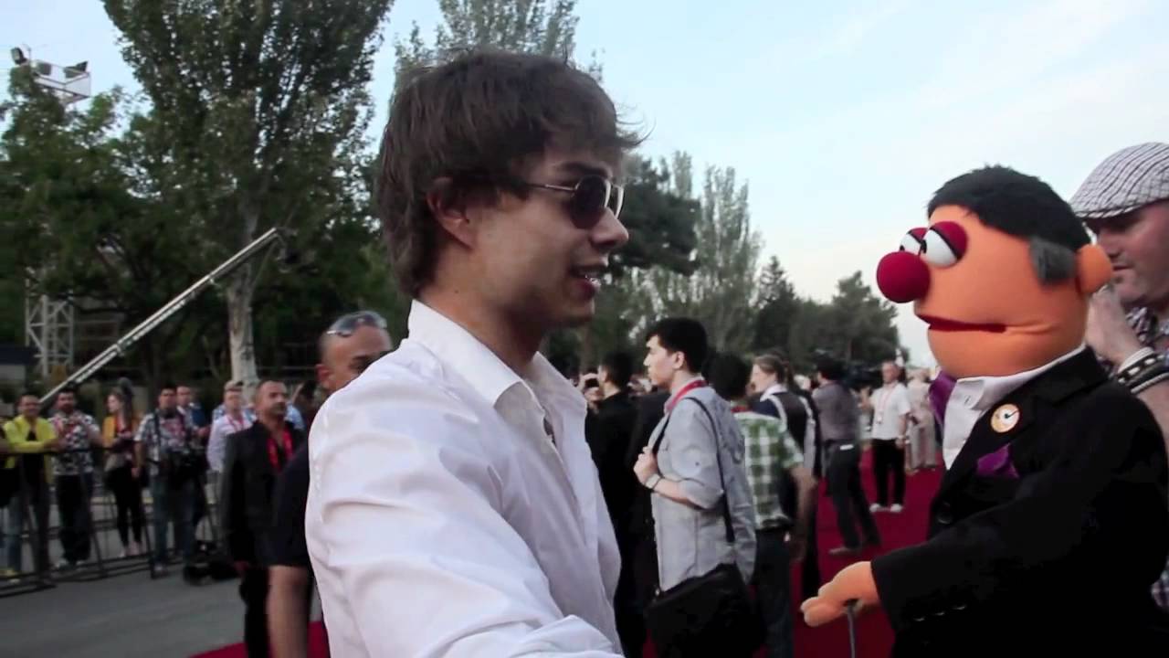 Alexander Rybak and Terry on the Eurovision Red Carpet 2012