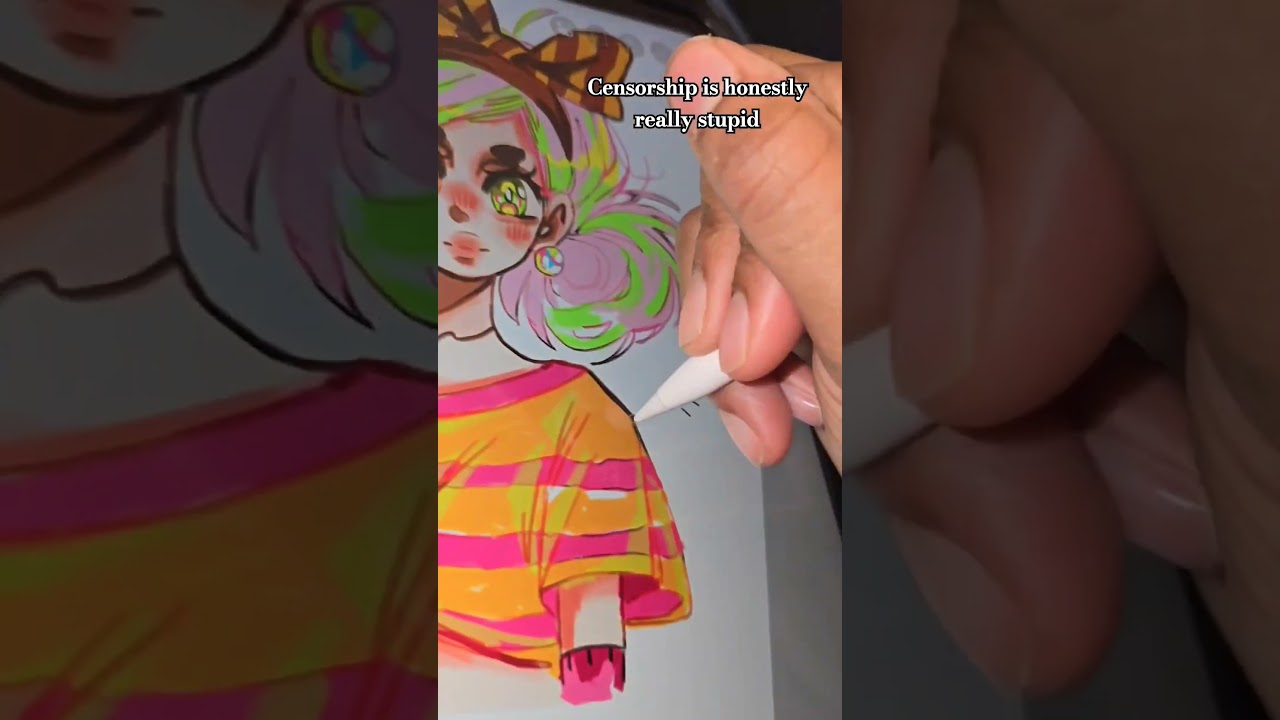 if it's made for adults don't view it as a young viewer #art #drawing