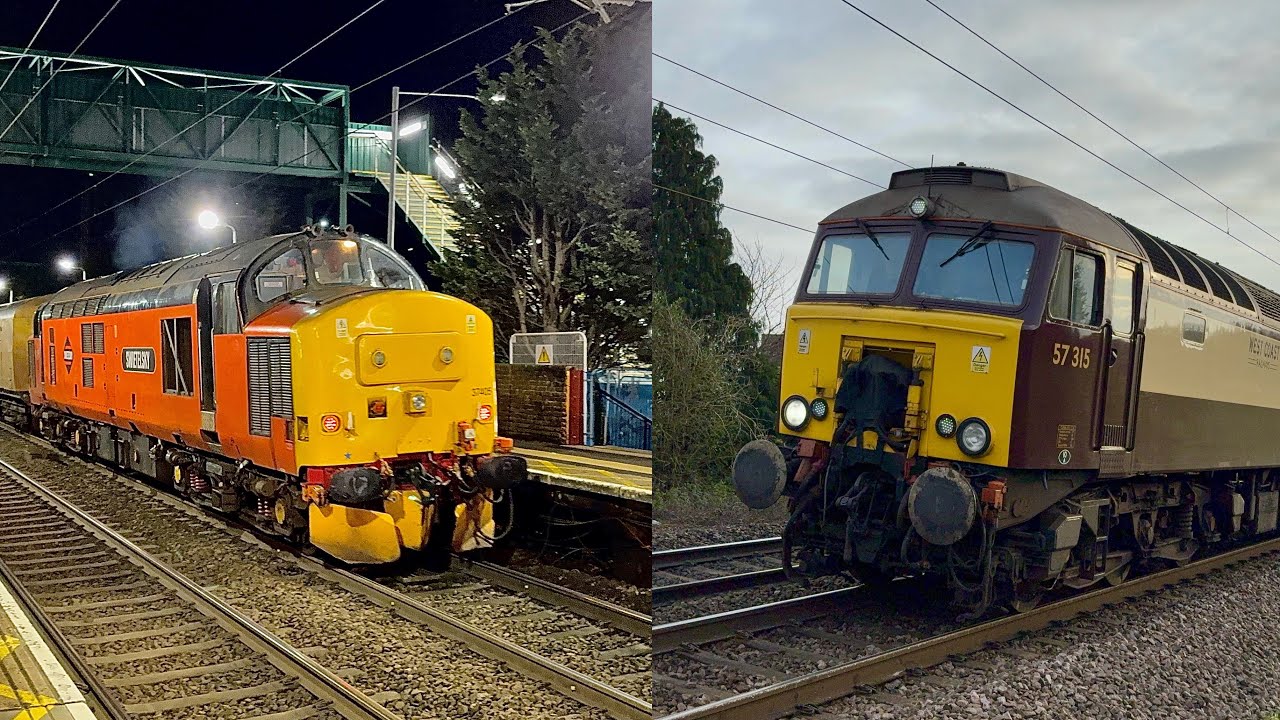 Class 56’s With Snowplows, Class 37 THRASH & Class 57’s At SPEED!